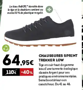 Sport 2000 Chaussures sprint trekker low offre