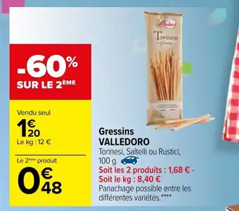 Carrefour Gressins valledoro offre