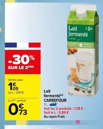 Lait fermenté