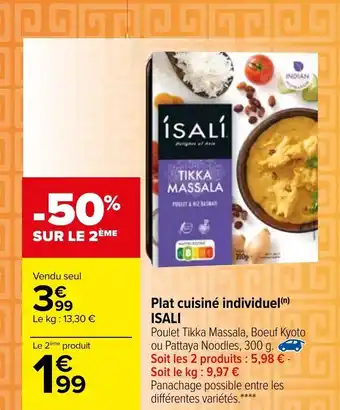 Carrefour Plat cuisiné individuel offre