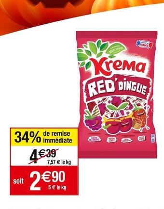 Cora x Carrefour Kréma red’dingue kréma offre