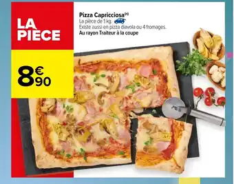 Carrefour Pizza capricciosa offre