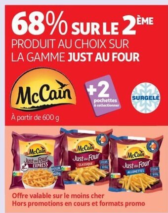 PRODUIT AU CHOIX SUR LA GAMME JUST AU FOUR