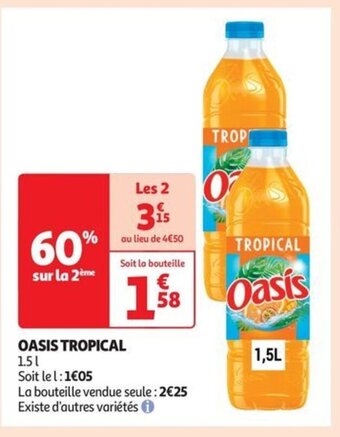 Auchan Supermarché OASIS TROPICAL offre