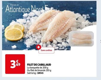 Auchan FILET DE CABILLAUD offre