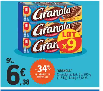 E.Leclerc "Granola" offre