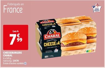 Auchan CHEESEBURGERS CHARAL offre