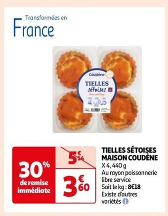 Auchan TIELLES SÉTOISES MAISON COUDÈNE offre