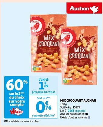 Auchan Mix CROQUANT Auchan offre
