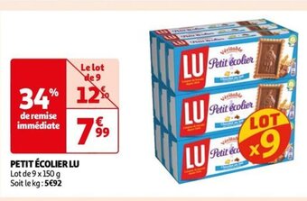 Auchan PETIT ÉCOLIER LU offre