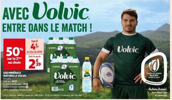 Auchan EAU MINÉRALE NATURELLE VOLVIC offre