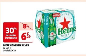 Auchan BIÈRE HEINEKEN SILVER offre