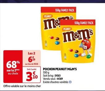 Auchan POCHON PEANUT M&M'S offre