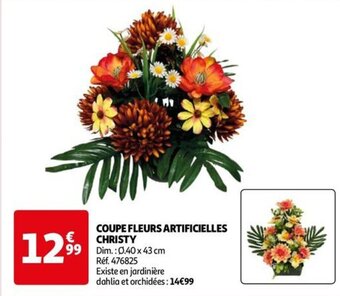 Auchan COUPE FLEURS ARTIFICIELLES CHRISTY offre