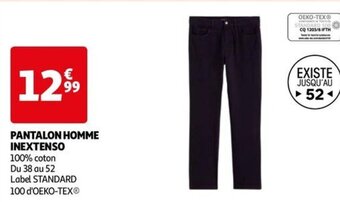 Auchan PANTALON HOMME INEXTENSO offre
