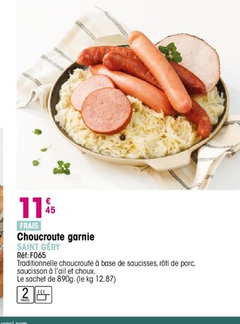 Choucroute garnie