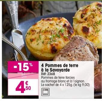 Croque Gel 4 Pommes de terre à la Savoyarde offre