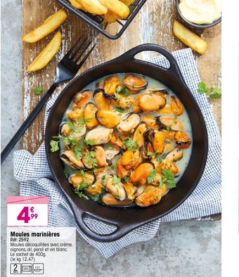 Croque Gel Moules marinières offre