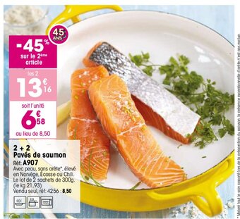 Croque Gel Pavés de saumon offre