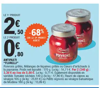 E.Leclerc Antipasti "florelli" offre