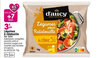 Croque Gel Légumes à ratatouille offre