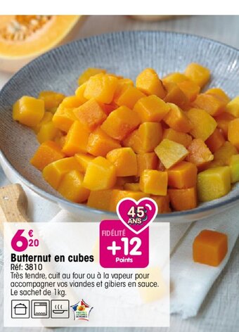 Butternut en cubes