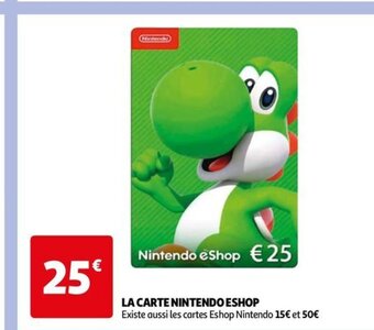 Auchan LA CARTE NINTENDO ESHOP offre