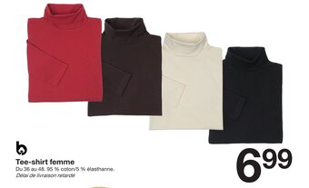 Zeeman Tee-shirt femme offre
