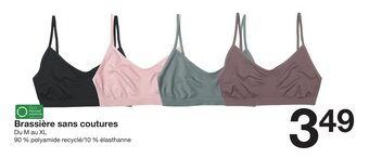 Zeeman Brassière sans coutures offre