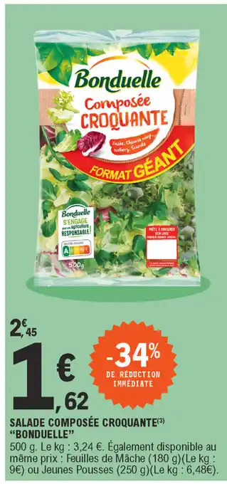 Salade composée croquante
