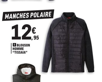 E.Leclerc 5 BLOUSON HOMME TISSAIA offre