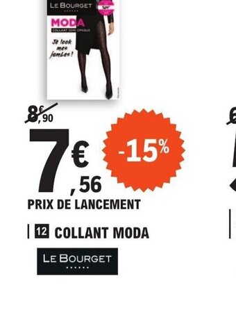 E.Leclerc 12 COLLANT MODA offre