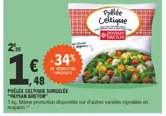 E.Leclerc Poêlée celtique surgelée "paysan breton" offre