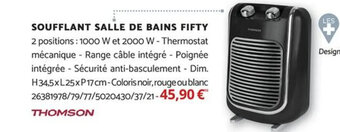 SOUFFLANT SALLE DE BAINS FIFTY