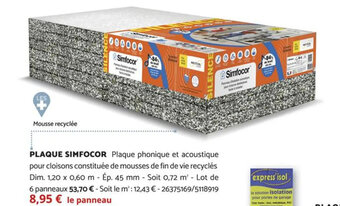 Bricomarché PLAQUE SIMFOCOR offre