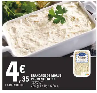E.Leclerc Brandade de morue parmentière offre