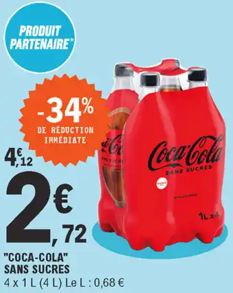 E.Leclerc Coca-Cola Sans Sucres offre