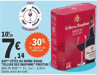E.Leclerc AOP Côtes Du Rhône Rouge offre