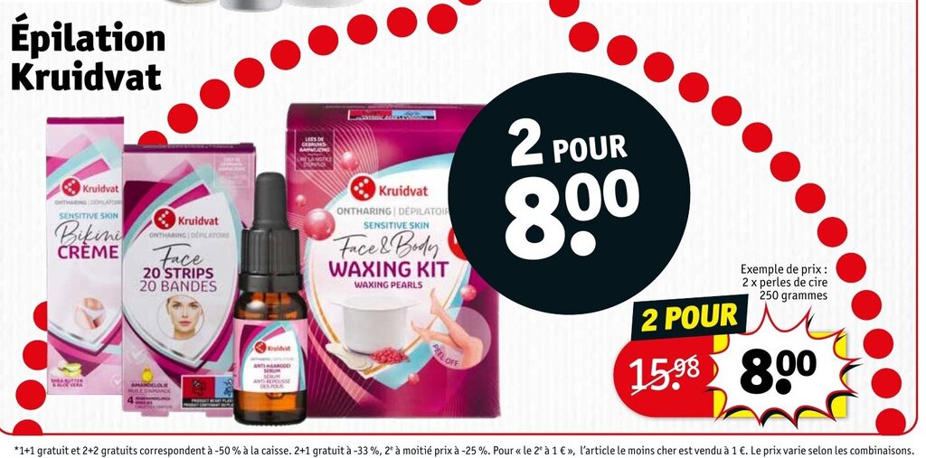 Promo Épilation Kruidvat chez Kruidvat