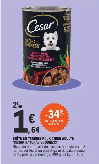 E.Leclerc Boîte En Terrine Pour Chien Adulte offre