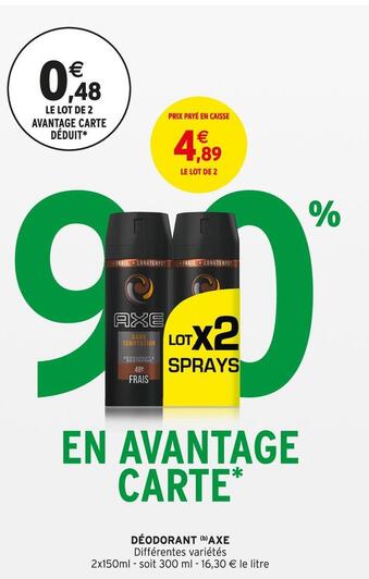 Intermarché Déodorant offre