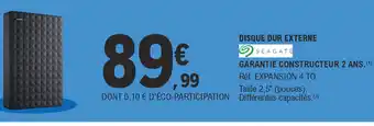 E.Leclerc Disque Dur Externe offre