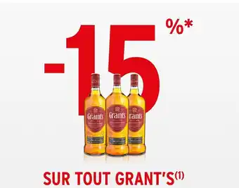 Bon plans sur tout Grant's