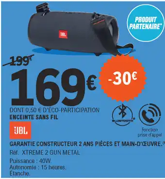 E.Leclerc Enceinte Sans Fil offre