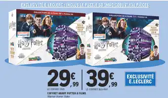 E.Leclerc Coffret Harry Potter 8 Films offre