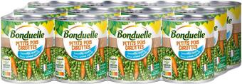 Match Bonduelle petits pois & carottes offre