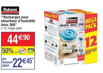 Recharges pour absorbeur d'humidité Aero 360
