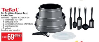 Cora x Carrefour Set 14 pièces Ingenio Easy Cook&Clean offre