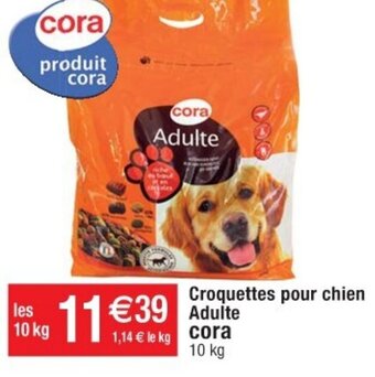 Cora x Carrefour Croquettes pour chien offre