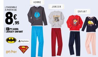 E.Leclerc PYJAMA JERSEY ENFANT offre